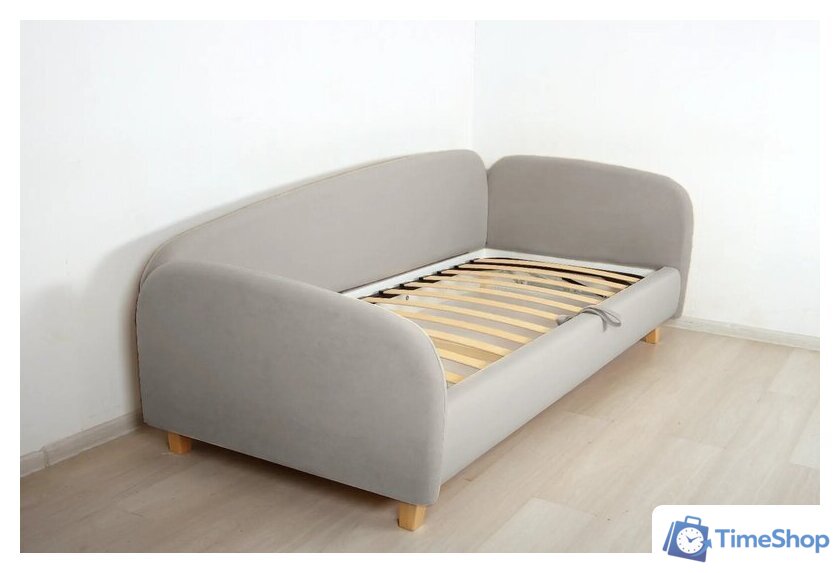 Кровать-тахта DiArt Альба 1.2 правая (Магия 53/ножки светлые) - Изображение №5 — Интернет-магазин Time-Shop