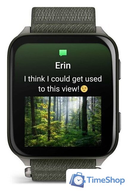 Умные часы Garmin Venu X1 (титановый/зеленый) - Изображение №4 — Интернет-магазин Time-Shop