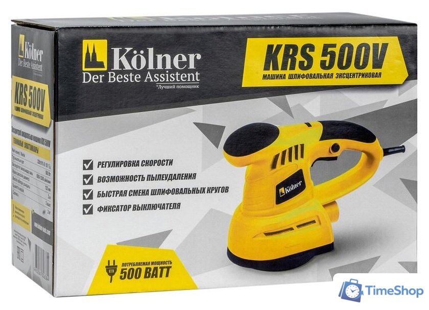 Эксцентриковая шлифмашина Kolner KRS 500V - Изображение №7 — Интернет-магазин Time-Shop