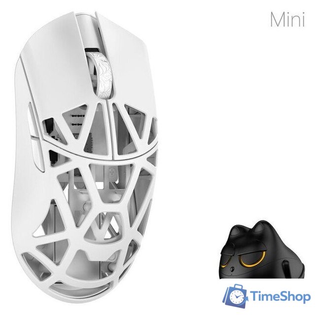 Игровая мышь WLMouse Beast X Mini Pro Omron Solid Sides (белый) - Изображение №1 — Интернет-магазин Time-Shop