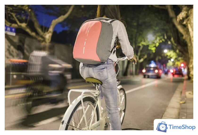 Городской рюкзак XD Design Bobby Compact (розовый) - Изображение №16 — Интернет-магазин Time-Shop