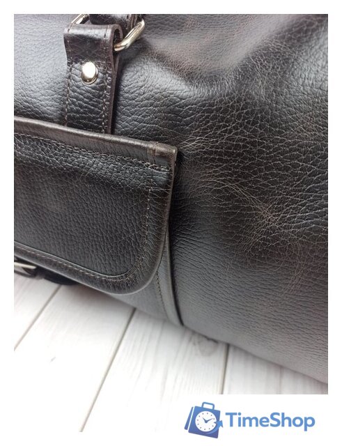 Дорожная сумка Carlo Gattini Sinfonica Belforte 4011-04 (темно-коричневый) - Изображение №7 — Интернет-магазин Time-Shop