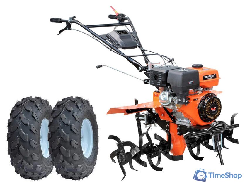 Мотоблок бензиновый Skiper SP-1400SE Expert (колеса 19х7-8) - Изображение №1 — Интернет-магазин Time-Shop