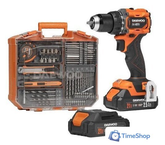 Дрель-шуруповерт Daewoo Power DAA 4021Li Set Box (с 2-мя АКБ, кейс) - Изображение №1 — Интернет-магазин Time-Shop