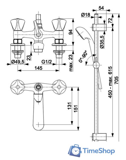 Смеситель KFA Standard 30531200 - Изображение №2 — Интернет-магазин Time-Shop