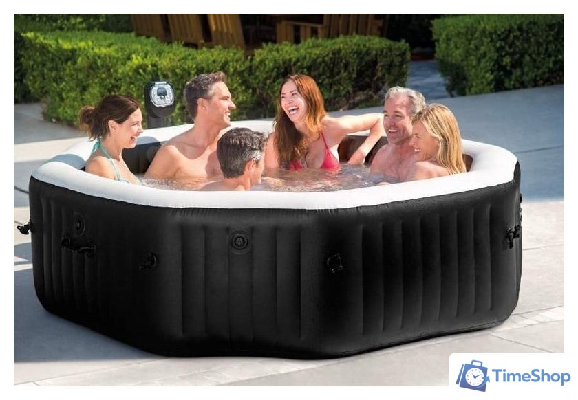 Надувной бассейн Intex Jet & Bubble Deluxe 28462 (218x71) с джакузи - Изображение №6 — Интернет-магазин Time-Shop