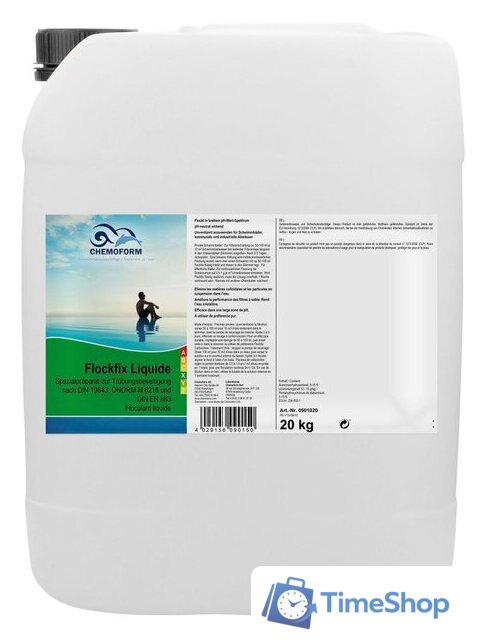 Химия для бассейна Chemoform Жидкий Флокфикс 20 кг - Изображение №1 — Интернет-магазин Time-Shop