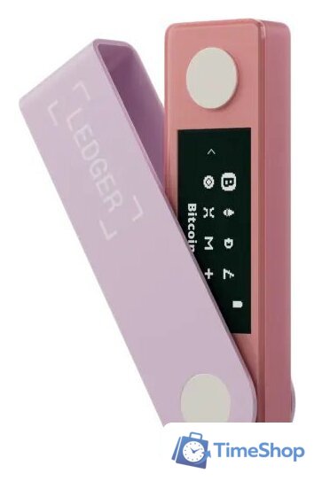 Аппаратный криптокошелек Ledger Nano X (розовый) - Изображение №1 — Интернет-магазин Time-Shop