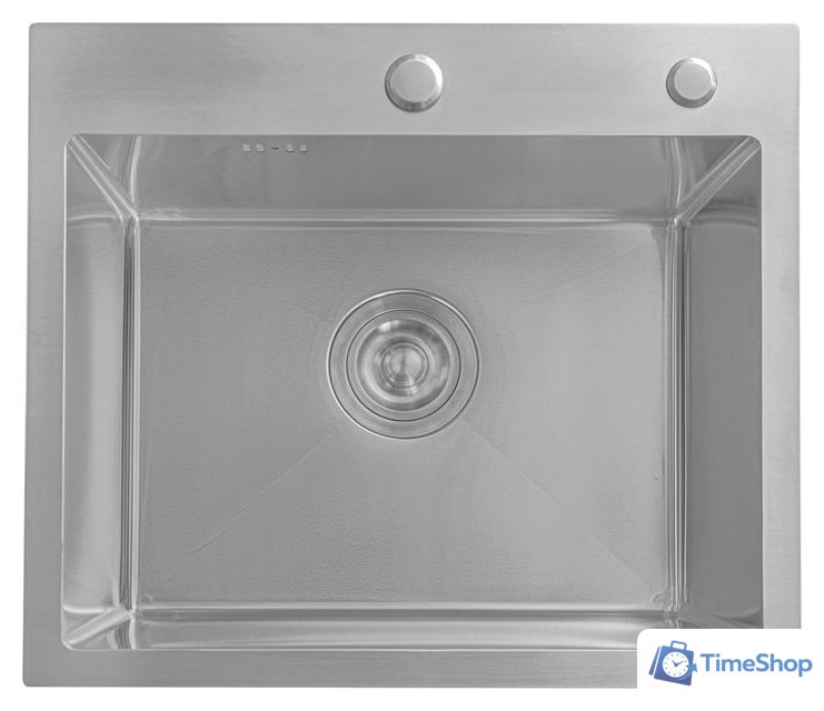 Кухонная мойка Astir Satin 50x44 (с сифоном, дозатором и коландером) - Изображение №1 — Интернет-магазин Time-Shop