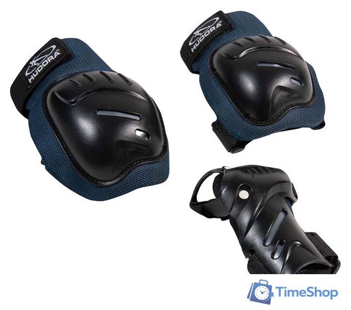 Комплект защиты Hudora Biomechanisches Protektoren Set Comfort 83053 (S, blue) - Изображение №1 — Интернет-магазин Time-Shop