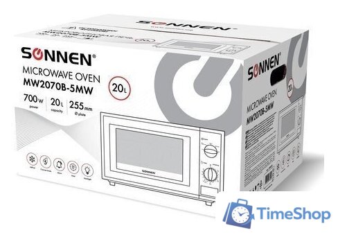 Микроволновая печь Sonnen MW2070B-5MW - Изображение №7 — Интернет-магазин Time-Shop
