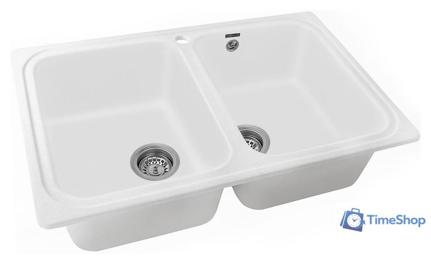 Кухонная мойка Gerhans C02 (белый) - Изображение №3 — Интернет-магазин Time-Shop
