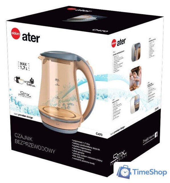 Электрический чайник Eldom C470 - Изображение №9 — Интернет-магазин Time-Shop