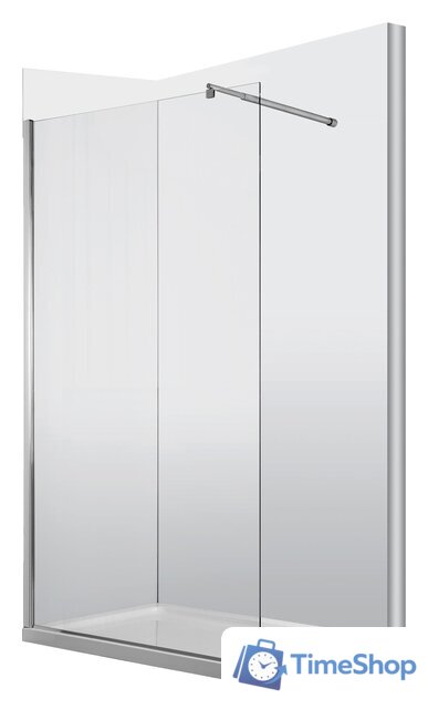 Душевая стенка Deante Abelia 120 KTA 031P (хром/прозрачное) - Изображение №2 — Интернет-магазин Time-Shop