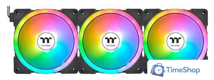 Комплект вентиляторов для корпуса Thermaltake Swafan EX14 ARGB TT Premium Edition 3-Fan Pack CL-F168-PL14SW-A - Изображение №1 — Интернет-магазин Time-Shop