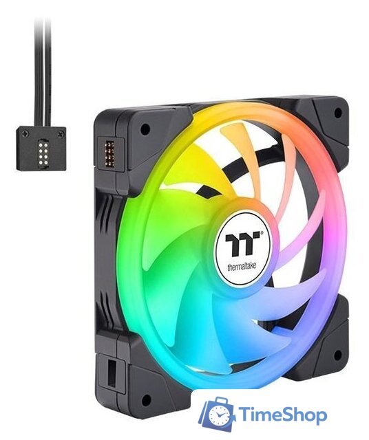 Комплект вентиляторов для корпуса Thermaltake Swafan EX14 ARGB TT Premium Edition 3-Fan Pack CL-F168-PL14SW-A - Изображение №2 — Интернет-магазин Time-Shop