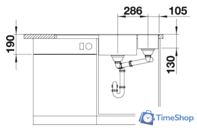 Кухонная мойка Blanco Axia III 6 S-F (разделочная доска из стекла, белый) 524672 - Изображение №3 — Интернет-магазин Time-Shop
