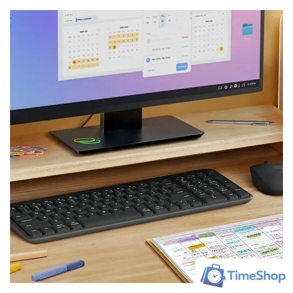 Клавиатура Logitech K251 Compact Bluetooth Wireless Keyboard 920-013363 (графитовый, нет кириллицы) - Изображение №5 — Интернет-магазин Time-Shop