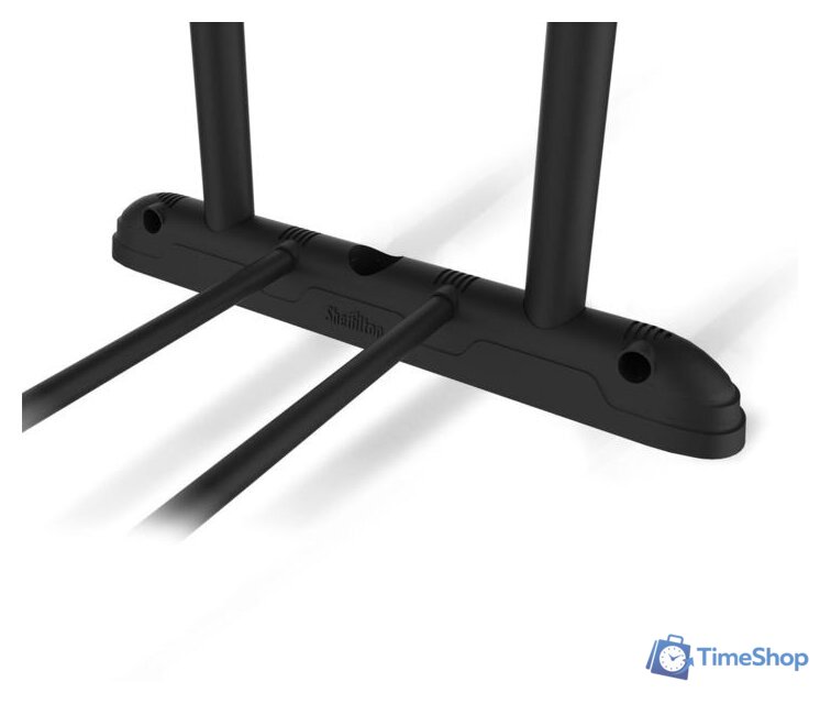 Стойка для одежды Sheffilton SHT-WR4150 899484 (черный/черный муар/хром лак) - Изображение №4 — Интернет-магазин Time-Shop