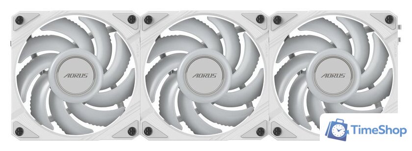 Комплект вентиляторов для корпуса Gigabyte Aorus EZ Chain Fan 120 Ice 3-Pack - Изображение №6 — Интернет-магазин Time-Shop