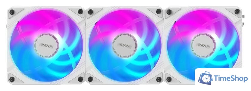 Комплект вентиляторов для корпуса Gigabyte Aorus EZ Chain Fan 120 Ice 3-Pack - Изображение №2 — Интернет-магазин Time-Shop