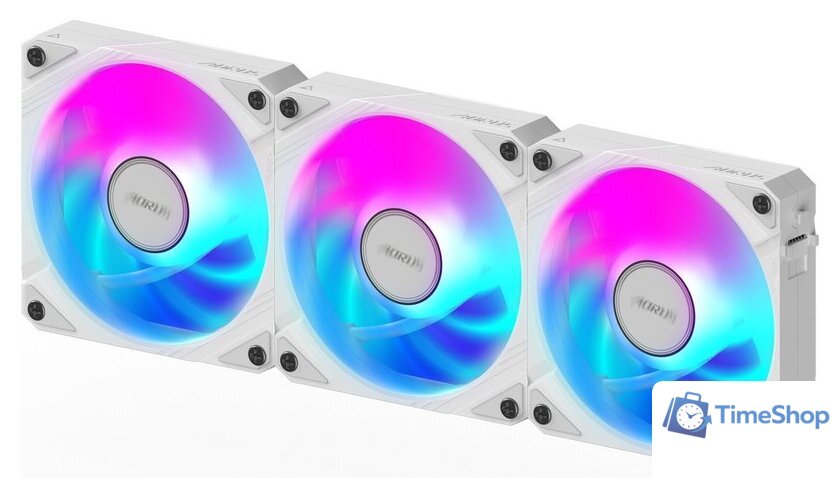 Комплект вентиляторов для корпуса Gigabyte Aorus EZ Chain Fan 120 Ice 3-Pack - Изображение №3 — Интернет-магазин Time-Shop