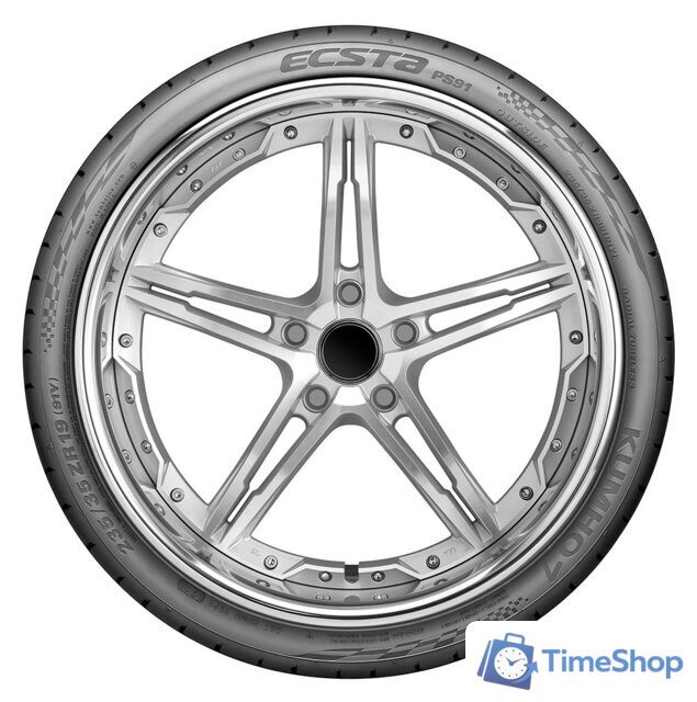 Летние шины Kumho Ecsta PS91 265/35R18 97Y - Изображение №4 — Интернет-магазин Time-Shop