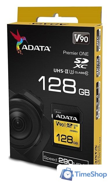 Карта памяти ADATA Premier ONE ASDX128GUII3CL10-C SDXC 128GB - Изображение №4 — Интернет-магазин Time-Shop