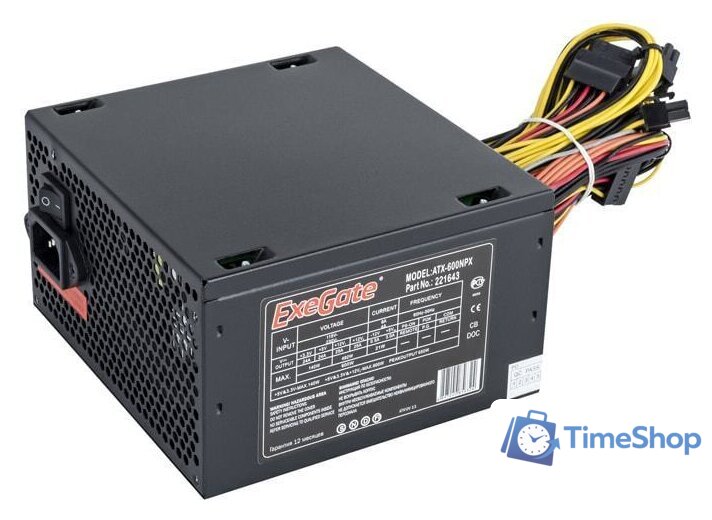 Блок питания ExeGate 700NPX EX259605RUS-S - Изображение №1 — Интернет-магазин Time-Shop