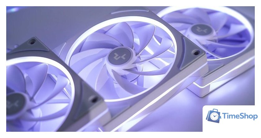 Комплект вентиляторов для корпуса DeepCool FL12R SE WH 3IN1 R-FL12RSE-WHAPN3-G - Изображение №9 — Интернет-магазин Time-Shop