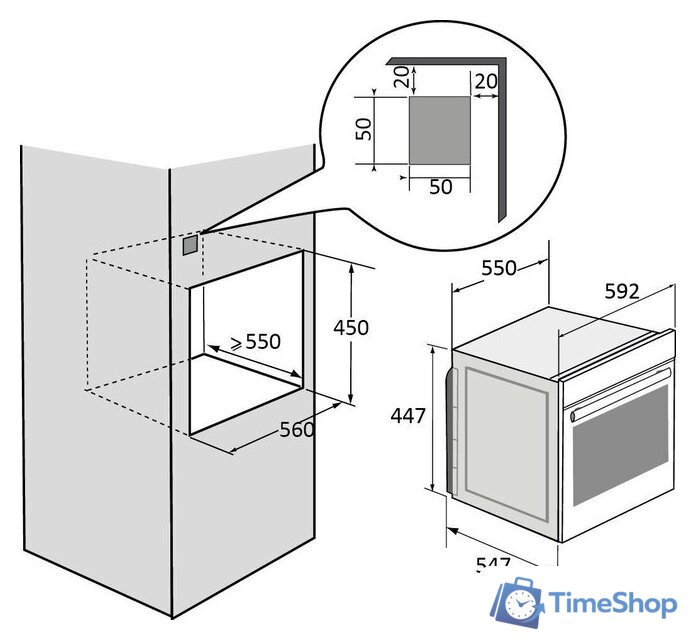 Микроволновая печь Brandt BKS7131LX - Изображение №2 — Интернет-магазин Time-Shop