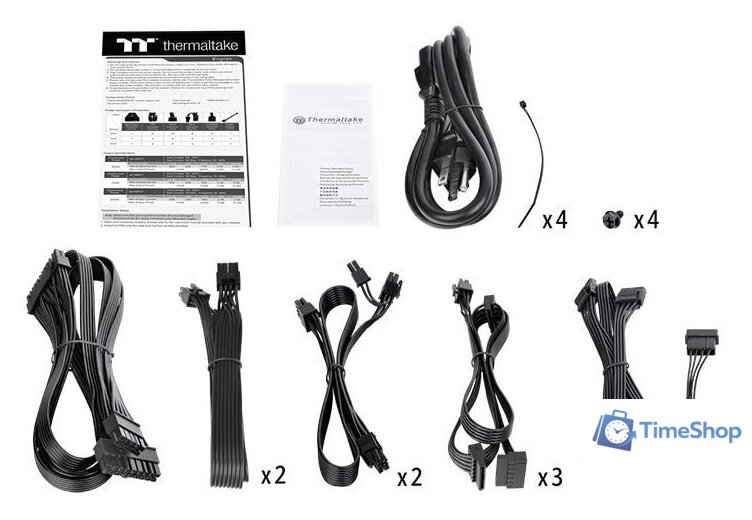 Блок питания Thermaltake Toughpower PF1 850W TT Premium Edition PS-TPD-0850FNFAPE-1 - Изображение №6 — Интернет-магазин Time-Shop