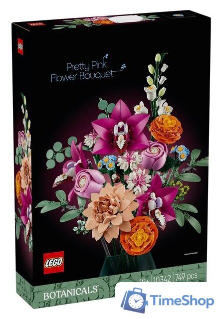 Конструктор LEGO The Botanical Collection 10342 Красивый розовый букет цветов - Изображение №1 — Интернет-магазин Time-Shop