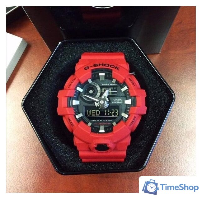 Наручные часы Casio G-Shock GA-700-4A - Изображение №11 — Интернет-магазин Time-Shop