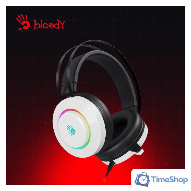 Наушники A4Tech Bloody G521 (белый) - Изображение №8 — Интернет-магазин Time-Shop