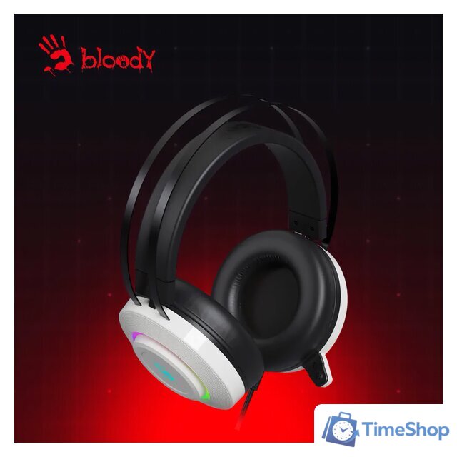 Наушники A4Tech Bloody G521 (белый) - Изображение №9 — Интернет-магазин Time-Shop