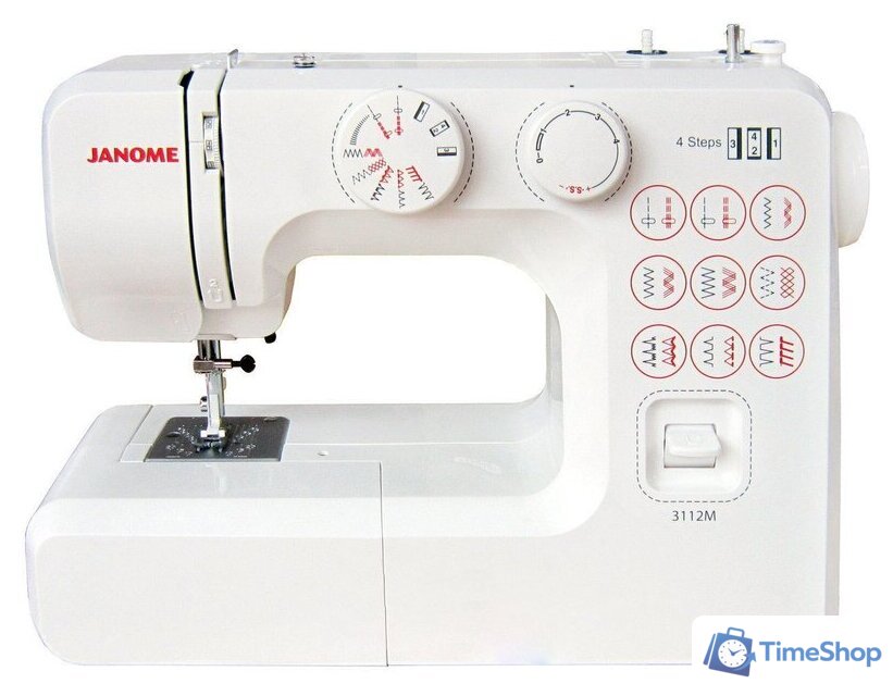 Электромеханическая швейная машина Janome 3112M - Изображение №1 — Интернет-магазин Time-Shop