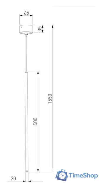 Подвесная люстра Elektrostandard Flinn 50263 LED 4W 4000К (черный) - Изображение №7 — Интернет-магазин Time-Shop