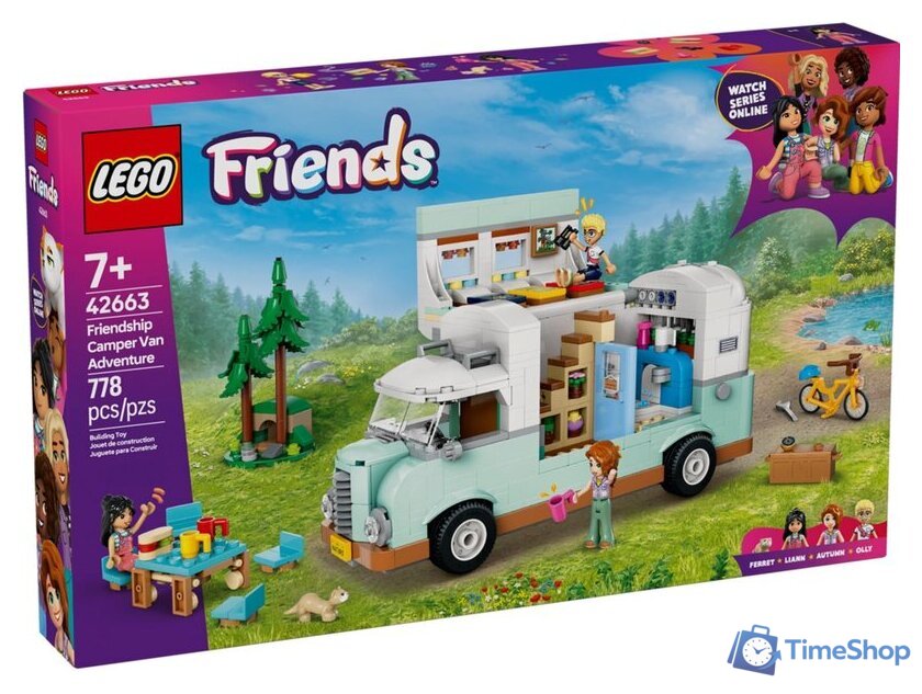 Конструктор LEGO Friends 42663 Приключение в кемпере дружбы - Изображение №1 — Интернет-магазин Time-Shop