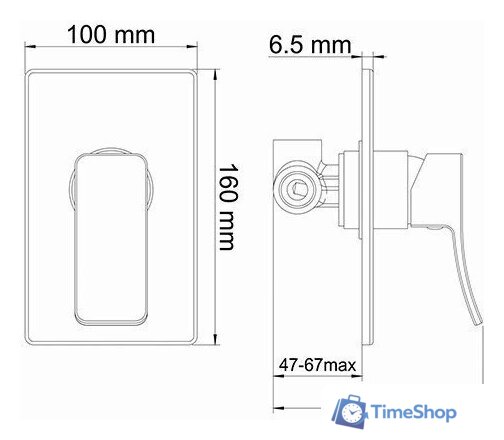 Душевая система  Wasserkraft A12669 - Изображение №12 — Интернет-магазин Time-Shop