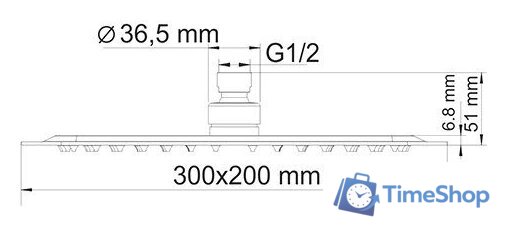 Душевая система  Wasserkraft A12669 - Изображение №11 — Интернет-магазин Time-Shop