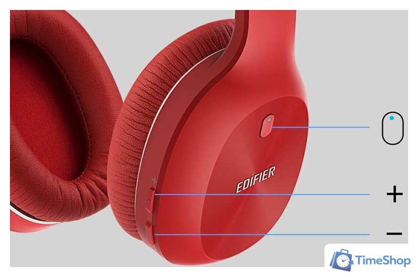 Наушники Edifier W800BT Plus (красный) - Изображение №4 — Интернет-магазин Time-Shop