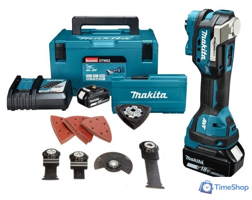Реноватор Makita DTM52RFJX1 (с 2-мя АКБ, кейс) - Изображение №1 — Интернет-магазин Time-Shop