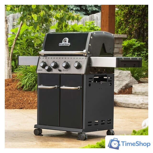 Газовый гриль для дачи Broil King Baron 440 - Изображение №7 — Интернет-магазин Time-Shop