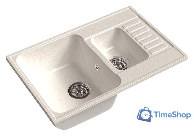 Кухонная мойка GranFest QUARZ Z-21K (белый) - Изображение №1 — Интернет-магазин Time-Shop
