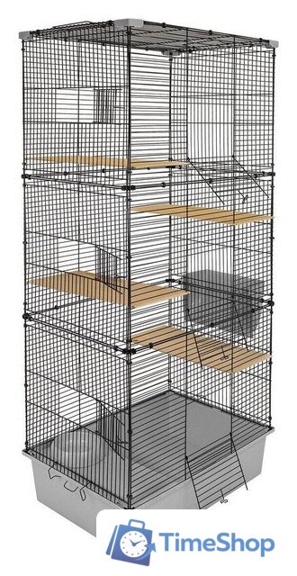 Клетка Дарэленд Craft 60 Шиншилла-3 43072св-сер-черн - Изображение №2 — Интернет-магазин Time-Shop