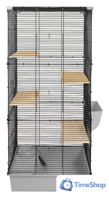 Клетка Дарэленд Craft 60 Шиншилла-3 43072св-сер-черн - Изображение №1 — Интернет-магазин Time-Shop