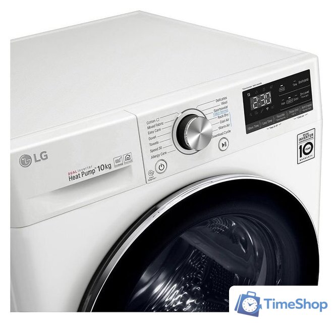 Сушильная машина LG RC10V9AV2W - Изображение №12 — Интернет-магазин Time-Shop