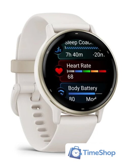 Умные часы Garmin Vivoactive 5 (слоновая кость) - Изображение №3 — Интернет-магазин Time-Shop