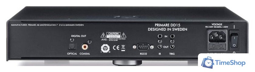 CD-проигрыватель Primare DD15 (черный) - Изображение №2 — Интернет-магазин Time-Shop